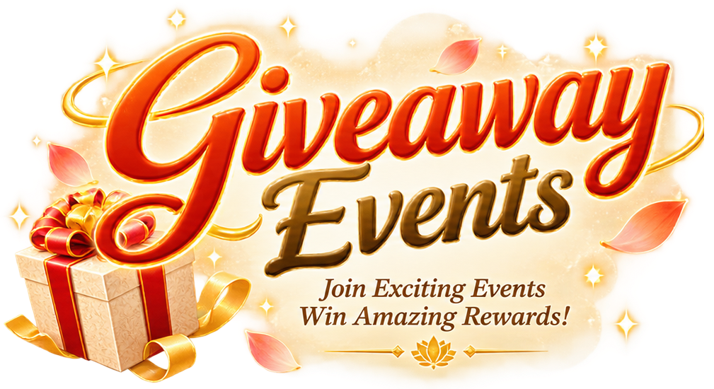 Giveaway Events. Join exciting events, win amazing rewards!